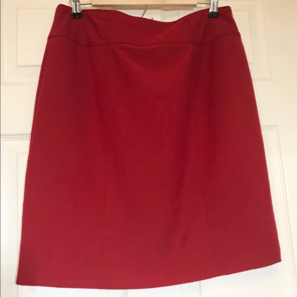 Red skirt